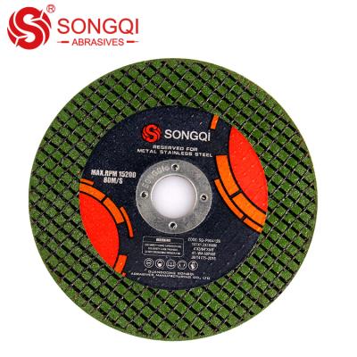 China Metal Cutting 4 Inch 107X1.2X16 Millimeter Cutting Disc From China Abrasive Cutting Disc For Metal Cutting for sale