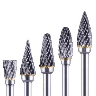 China Songqi Durable Single Tungsten Dual Multiple Using Carbide Rotary Burr Set / Kit For Rotary Burr for sale