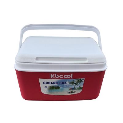 China Factory Small MOQ Picnic 8L Wholesale Car Plastic Ice Refrigeration Food BBQ Insulated Cooler Box for sale