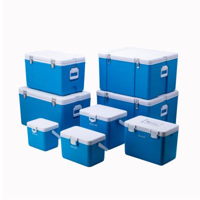 China 5L 8L 12L 15L 30L 50L 60L 70L Insulated Hard Plastic Insulated Cooler Box Ice Box Non-Medical Cooling Device For Food Outdoor Camping for sale