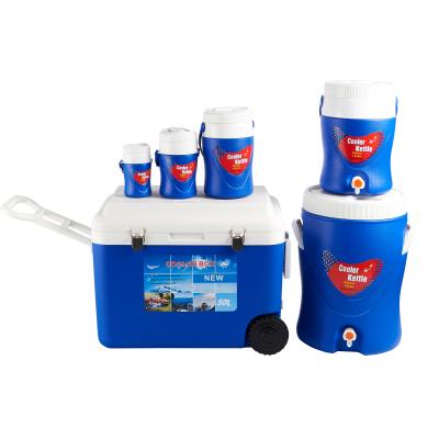 China Wholesale Waterproof Portable1-18L Insulated Ice Bucket Cooler Jug With 50L Cooler Box for sale