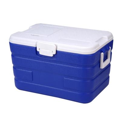 China Insulated Preserve Food Drinks Beer Cold Ice Chest Camping Picnic Plastic Insulated Ice Cooler Box for sale