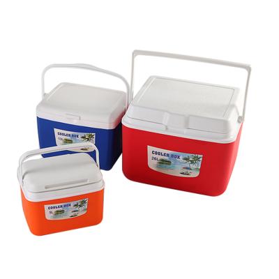 China Custom Logo 5L 13L 26L Insulated Plastic Ice Chest Cooler Box For Food Picnic Ice Cream Insulated for sale