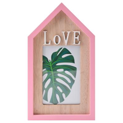 China China Creative Solid Wood Photo Frame Children's Customizable Wooden Photo Frame Crafts for sale