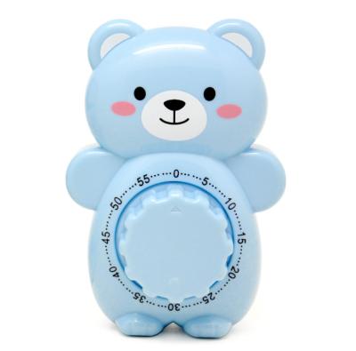 China LUMINOVA Cute Bear Timer Students Learn Mechanical Time Reminder Timer Kitchen Timer for sale