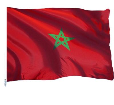 China 90*150cm Moroccan Flag Cup World Cup Morocco European Country Flag for sale