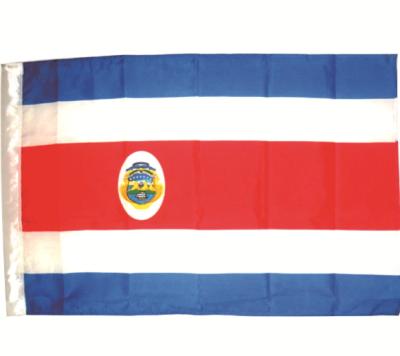 China Country 90*150cm Costa Rica Flag Thailand Polyester Running Stick Flag for sale