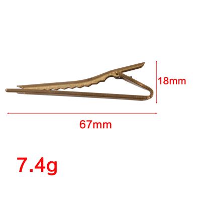 China Fashion Mens Metal Shirt Collar Clip Bar Pin Clip Gold Color Tie Brooch for sale