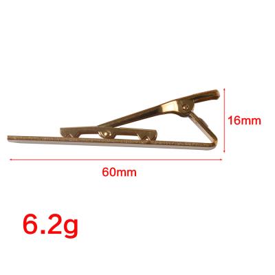 China Fashion Men's Classic Metal Tie Clip Gold Tie Pin Clips For Men Tie Bar for sale