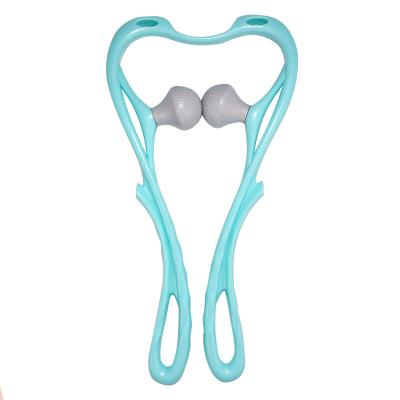 China Neck Massager Tool Decompression Hand Roller Massager Neck Shoulder Massager for sale