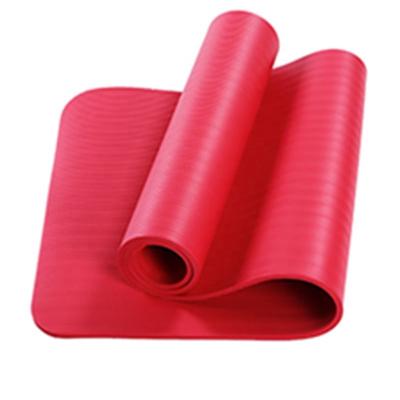 China NBR NBR Yoga Mat Fitness Exercise Mat Easy-Strap Carrier Soft Natural Strap Gym Premium Yoga Mat for sale