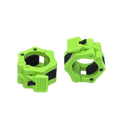 China Durable Colorful Weightlifting Lock Barbell Clips Hold Barbell Collar for sale