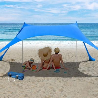 China UPF 50+ and Foldable UV50+ Sun Shelter Shade Tent Beach Canopy Camping Umbrella Tent Cover Light Weight for sale