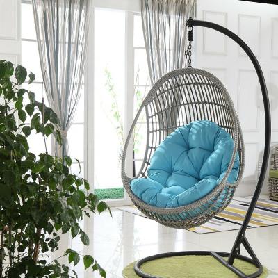 China MODERN DESIG Hanging Wicker Egg Chair Rattan Garden Swing Bedroom Hammock for sale