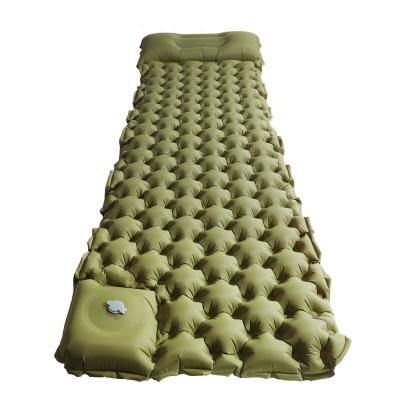 China Waterproof Lightweight Outdoor Air Protection Inflatable Camping Bachelor's Goods Cushion Boosting Travel Mattress Mat for sale