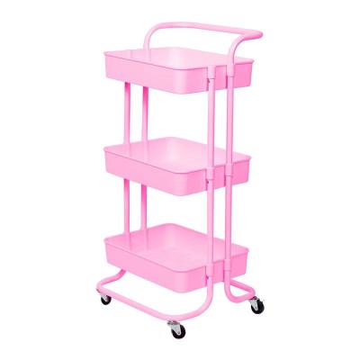 China Behind Doors/On Walls Kitchen& Office Matel 3 Tier Storage Organizer Cart Storage Rack Cart Storage Utility Cart for sale