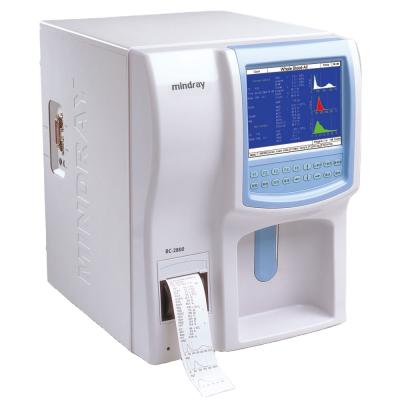 China ABS medical hematology analyzer because hematology-2800 blood analysis cbc test machine mindray analyzer with 29 parameters reagents for sale