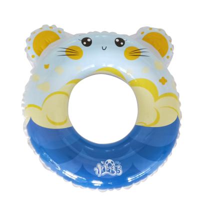 China Fashionable Mouse Cartoon Children's Pool Toy Kids Swimming Ring Inflatable Water Float Bath Ring With Good Quality for sale