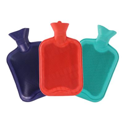 China Beautiful high quality hot water bag with fabric cover 2000ml for family hot hot water bottle for sale