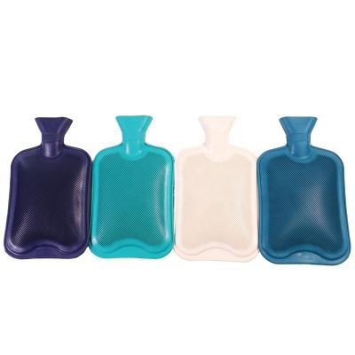 China Beautiful Folding Thermal and Explosion-proof Hot Bag Hot Water Bag Rubber Hot Water Bottle 1750ml with Cover for sale