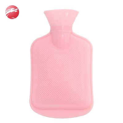 China Beautiful custom made silicone 350ml hot water bag for pain relief and to keep the hot water bottle warm for sale