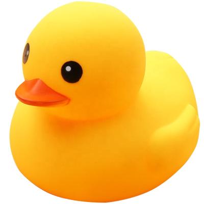 China Bath Toy Children's Yellow Baby Bathing Duck Toy Little Bathing Duck Splashing In Kneading Water Named Little Duck Toy for sale