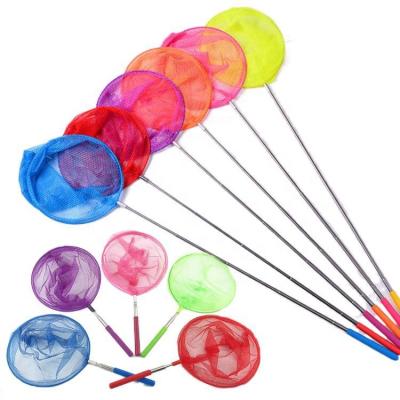 China Multifilament Fish Net With Retractable Hand Eight Color for sale