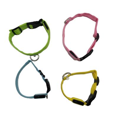 China New Coming 2021 Viable LED Light Up Safe Luminous Supplies Pet Pet Accessory Adjustable Collar For Dog Cat Puppy for sale