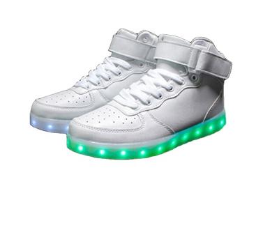 China Unique USB LED Light Filling Flashing Light Up Shoes Light Up Led High Top Dance Heel Shoes For Party for sale