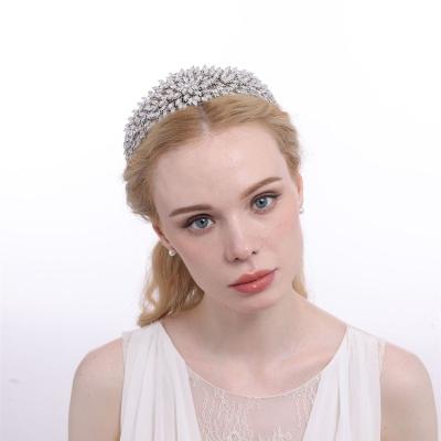 China Zircon Women Headband ALLOY Hair Accessories Bridal Jewelry Fashion Shiny Princess Hair Jewelry for sale