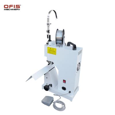 China TS101 Single Head Saddle Staple Wire Stitching Electric Book Binding Machine for sale