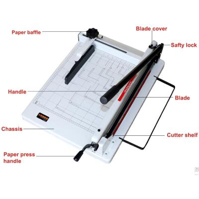 China 858 A3 A4/A3 Manual Heavy Duty Paper Cutter for sale