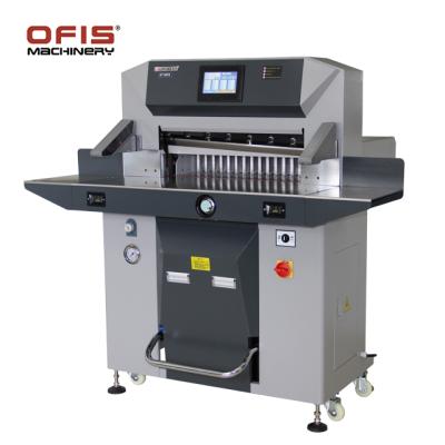 China 6710PX Hydraulic Automatic Trimming Trimmer Guillotine Paper Heavy Duty Paper Cutting Machine for sale