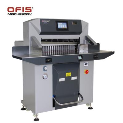 China OFIS YIWU 6710PX printing press programming hydraulic paper cutting machine for sale