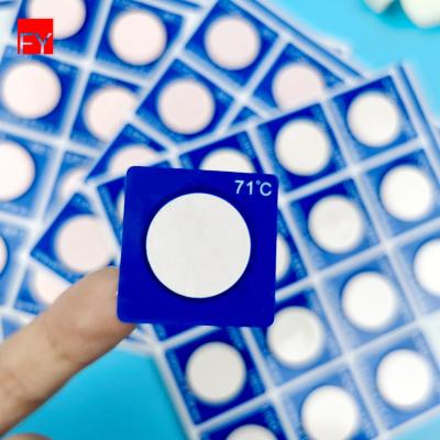 China Heat Sensitive Hot Selling Color Change Temperature Indicator Label Heat Sensitive Sticker for sale