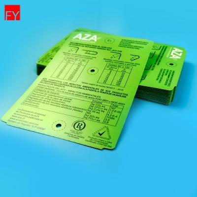 China Vinyl Heat Sensitive Tape Label Sticker Heat Resistance Label Steel High Temperature for sale