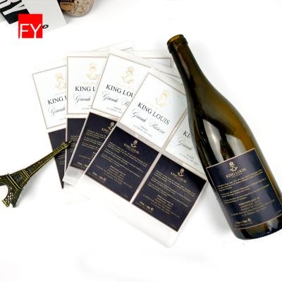 China Waterproof Label Wine Custom And Embossed Milestone Cup Labels Cover Lenticular Soft Silicone Bottle Sticker for sale