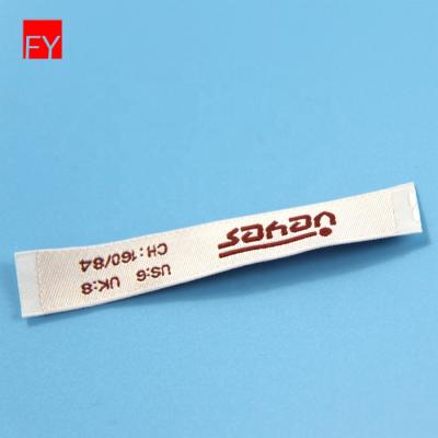 China Washable Roll Woven Label Paper Sheet Blank For Labeling Garment Flag Labels Streetwear Garment Sticker for sale