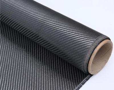 China Original Black 3K 200gsm Carbon Fiber Cloth Fabric 1m Width 1m Single Length High Strength Carbon for sale