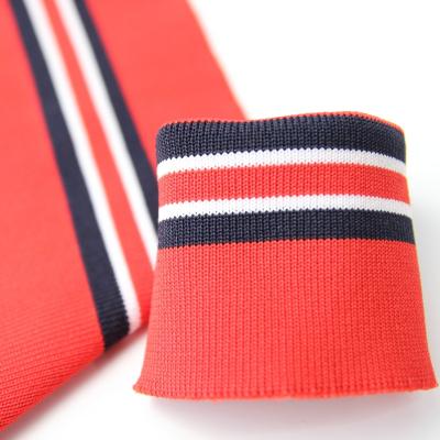 China New Products Cotton / Poly / Acrylic / Nylon+ Spandex Hot Rib Knit Trim Fabric for sale