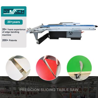 China DTMACH sliding table panel saw machine precision automatic multifunction wood cutting machine sliding table saw for sale