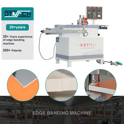 China W-1kdt manual straight curve edge bander machine high quality auto edge bander wood edging machine for sale