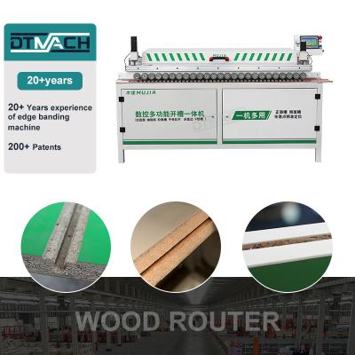 China DTMACH straightening grooving machine automatic wood cnc woodworking planer slotting machines for furniture for sale