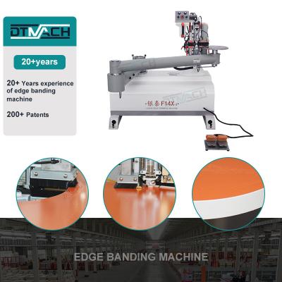 China DTMACH edge bander edgeband trimmer machine manual curve automatic edge banding machine wood edge trimmer for sale