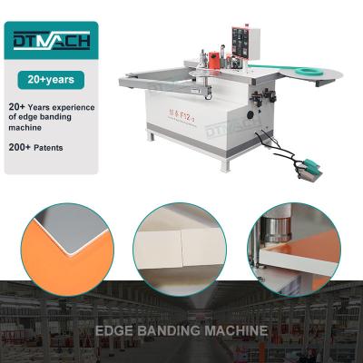 China DTMACH W-3 straight curve edge bander single sided edge banding machine plywood edge banding machine for sale