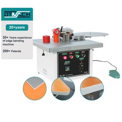 China DTMACH FB-50 woodworking manual edgebander machine curved edge bander curve straight edge banding machine for sale