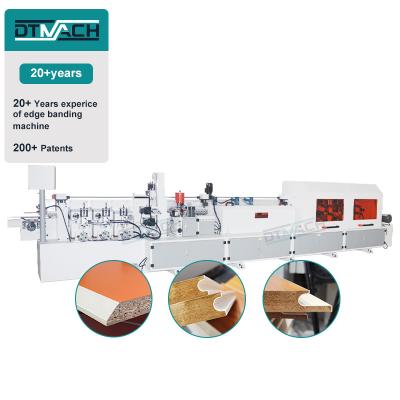 China DTMACH F370 soft-forming edge banding machine 45 edge bander bevel straight auto edge banding machine for sale