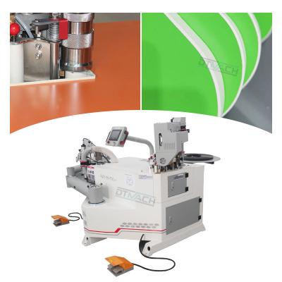 China fully automatic through feed edgebanding machine automatic gluing semi auto curve edge banding machine for sale