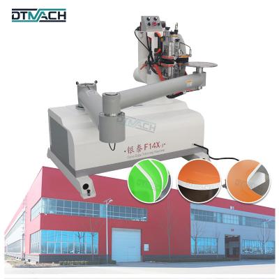 China curve edge bander DTMACH plywood irregular pvc veneer mdf kdt double trimming furniture curve edge trimming machine for sale