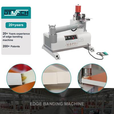 China DTMACH curve wood board pvc wood veneer eva glue furniture plywood edge banding machine woodworking for sale for sale